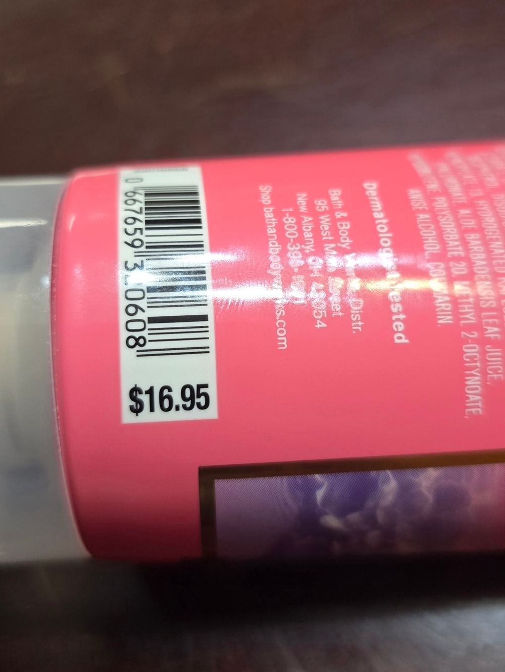 New Bath & Body Works Pink Watermelon Blast Body Cream - Picture 3 of 3